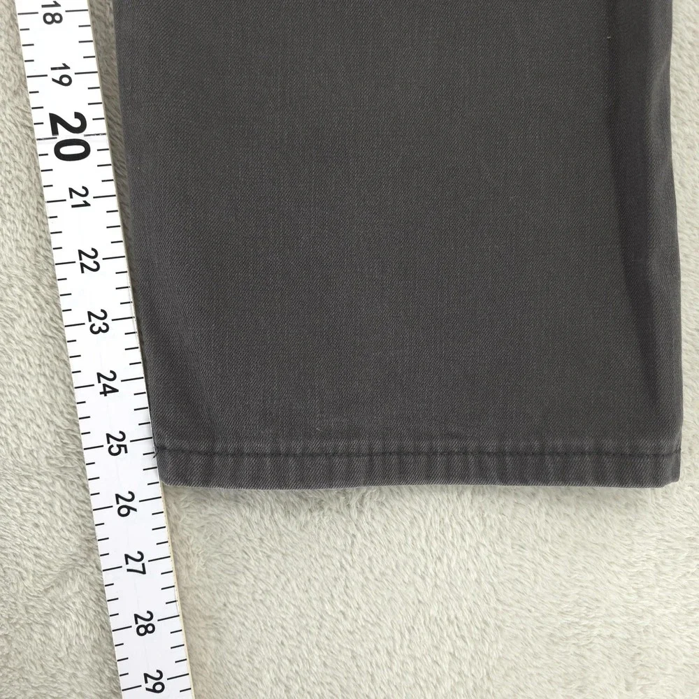 Levis 505 Jeans Mens 40x30 Gray Dark Wash Regular‎ Fit Straight Denim Casual
